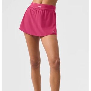 Alo Match Point Tennis Skirt NWT Pink Summer Crush